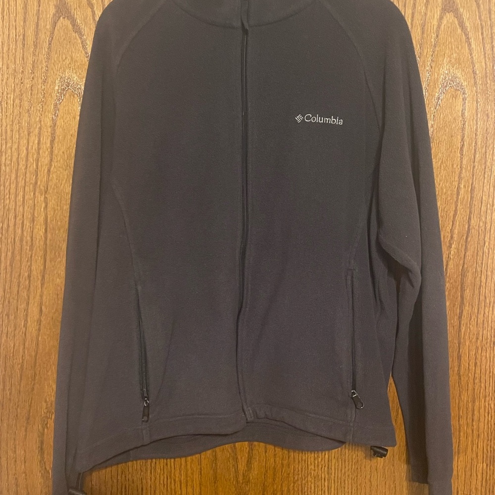 Columbia Black Full-Zip Jacket